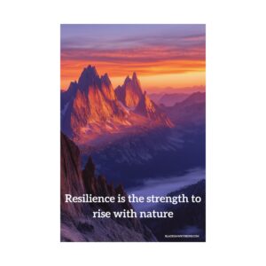 Rise With Nature Poster