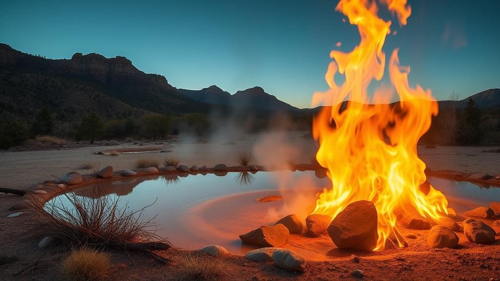 You are currently viewing Faywood Hot Springs’ Healing Flames – Tahoma WhisperingWind’s Stories of Sacred Apache Medicine and the Elemental Fire Spirits