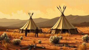 Read more about the article Ambushing Enemy Camps – How Apache Warriors Silently Approached and Attacked Enemy Campsites