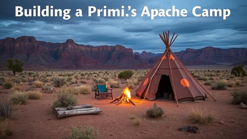 You are currently viewing Building a Primitive Apache Camp – Creating a Functional Wilderness Base