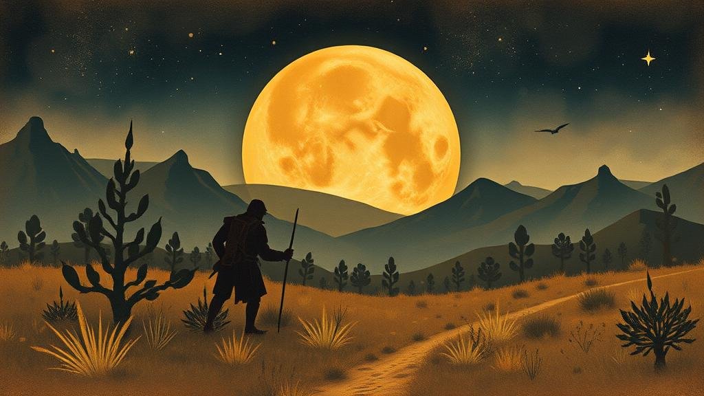 You are currently viewing The Night of the Spirit Hunt – How the Apache Hunters Were Guided by Spirits Through the Forest, Leading Them to a Sacred Animal That Could Cross Between Worlds